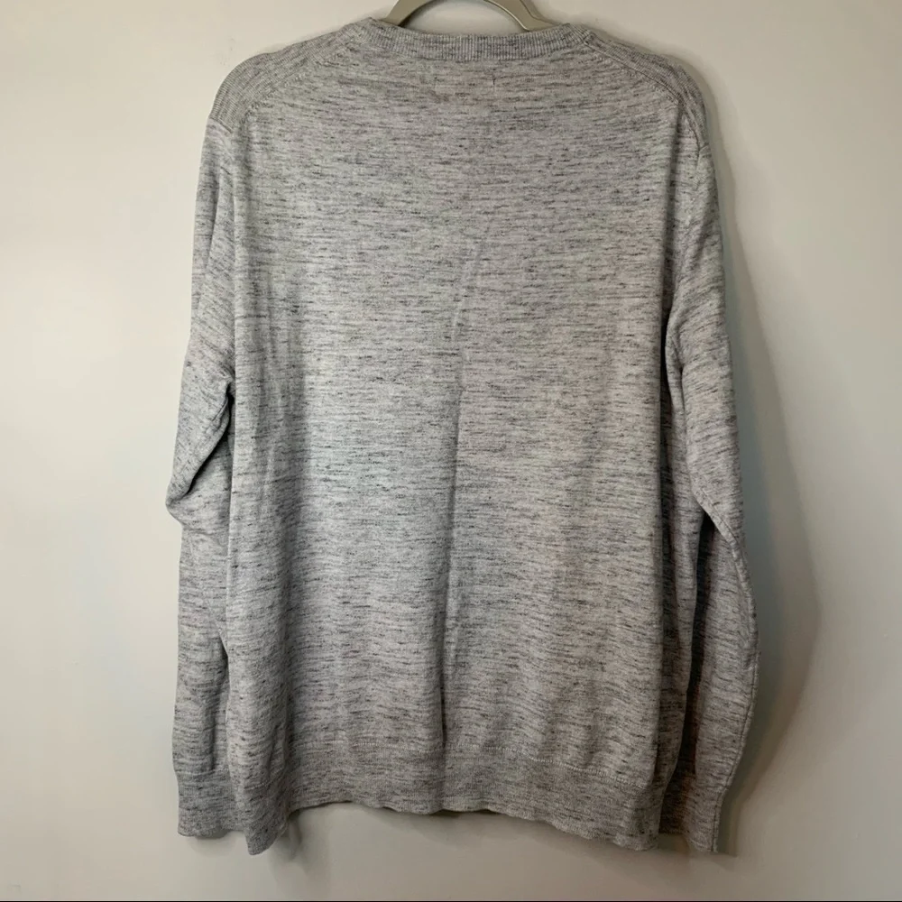 Men’s new 1901 gray knit pullover sweater size extra large XL